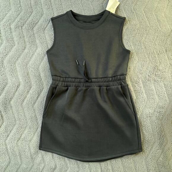 All in Motion Girls Active Dress Black Airy Sleek Sleeveless Stretch NEW M 8 - Picture 1 of 6